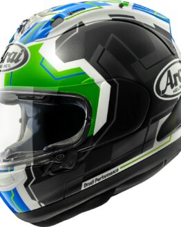 Arai Corsair-X Rea-6 Helmet Green/Blue/Black - S