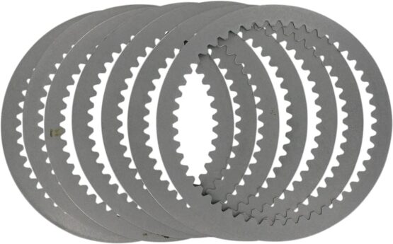 Drag Specialties Steel Drive Plates Set of 7 For Harley Models