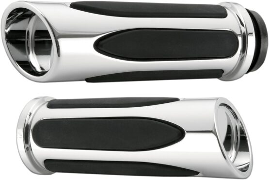 Arlen Ness Deep Cut Comfort Grips Chrome