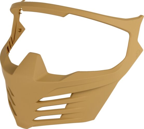 ICON Elsinore Helmet Face Mask Tan Matte One Size - Image 3