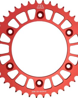 Red Aluminum Rear Sprocket - 42 Tooth 520
