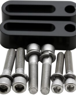 Passenger Floorboard 0.8" Extensions - Black