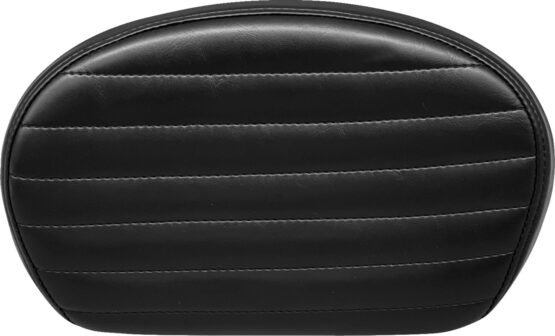 LE PERA Medium Pleated Sissy Bar Pad Shiny Black