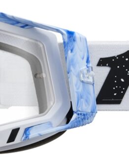 100% Racecraft 2 Goggles Mixos Clear Lens Adult Blue White Unisex