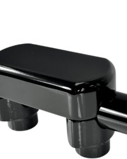 Drag Specialties Big Buffalo Handlebar Riser & Top Clamp Kit Black