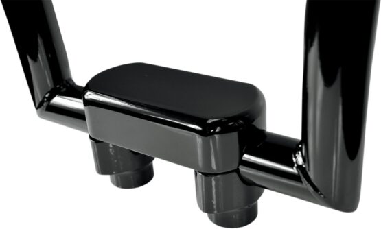 Drag Specialties Big Buffalo Handlebar Riser & Top Clamp Kit Black