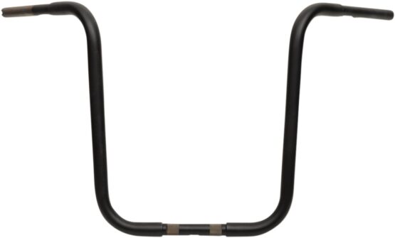 Drag Specialties 1-1/4 in Buffalo Touring Handlebar Black Flat For Harley - Image 2
