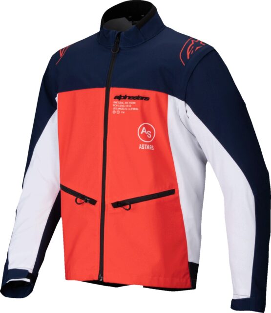 Alpinestars Lite-Dura Softshell Jacket Navy/Orange XL Men's