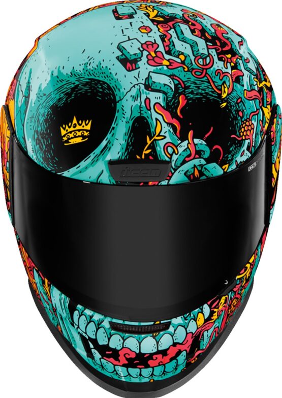 ICON Airform Munchies MIPS Helmet Blue/Orange/Green L - Image 4
