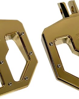PRO-ONE BMX Mini Footpegs Gold Titanium Nitride For Harley Softail