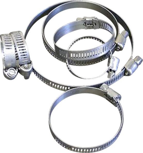 Helix Stainless Steel Worm Drive Hose Clamps 58-83mm 10 Pack