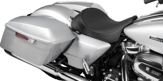 Drag Specialties Solo Front Seat Smooth with Backrest Option Harley FL 08-23 - Image 4