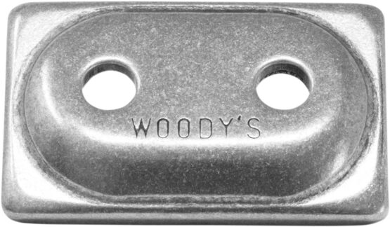 Woody's Angled Double Digger Aluminum Support Plate 5/16in 48pk