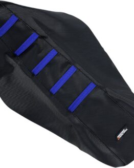 Black/Blue Ribbed Seat Cover