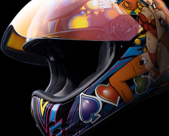 Domain Lucky Lid 4 Helmet Red Large - Image 3
