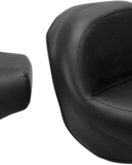 Touring Smooth Vinyl 2-Up Seat - Black