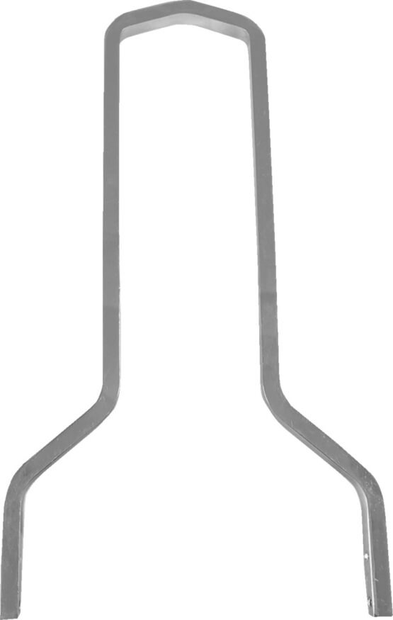 Drag Specialties Square Sissy Bar Chrome 15.5in x 11in For Harley-Davidson