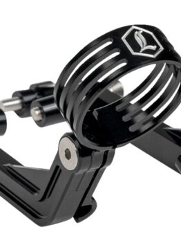 Legend Suspension REVO ARC External Reservoir Mounts Black For Harley Touring