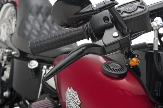 Drag Specialties Custom Lever Set Black Satin For Harley-Davidson - Image 4