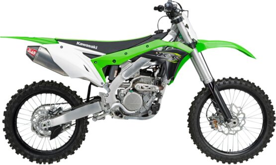 Yoshimura RS-4 Slip-On Exhaust SS-AL-CF Silver Fits 17-20 Kawasaki KX250F - Image 4