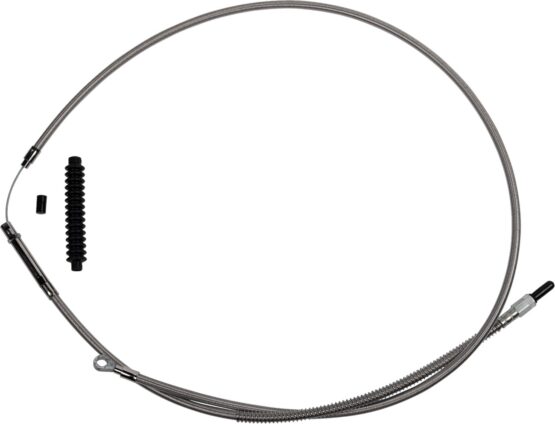 Barnett +8in Stainless Clutch Cable for Harley-Davidson FL 2021-2024
