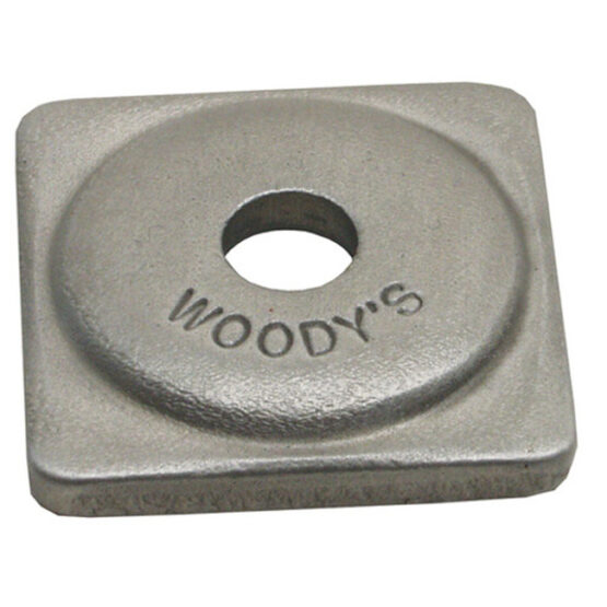 Woody's Square Grand Digger Support Plate 84 Pack