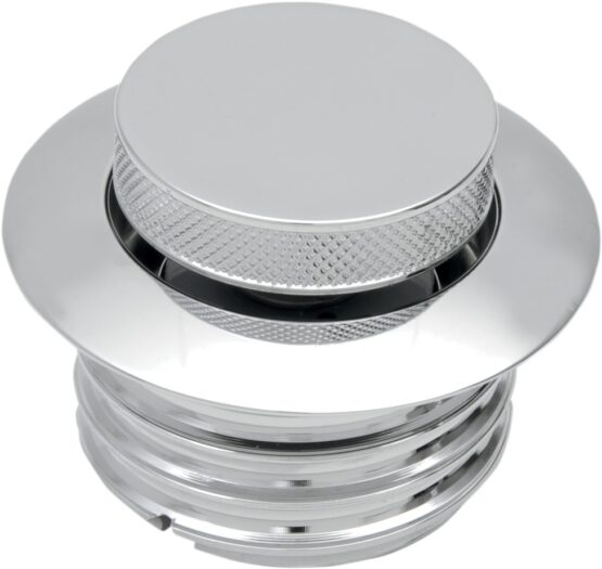 Drag Specialties Chrome Vented Pop-Up Gas Cap For Harley-Davidson - Image 3