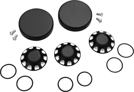 Show Chrome Black Axle Cap Set Fits Can-Am Ryker - Image 2