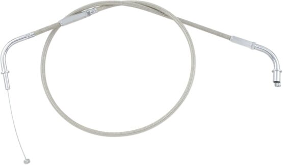 Motion Pro Armor Coat Throttle Push Cable Chrome For Kawasaki Vulcan