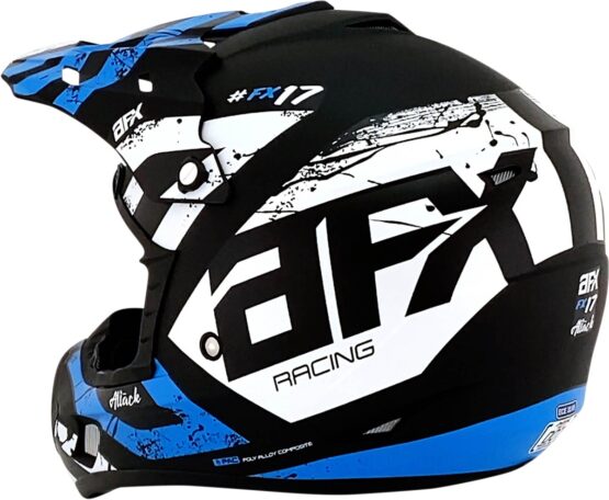AFX FX-17 Attack MX Helmet Matte Blue XS Adult Unisex - Image 4