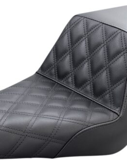 Step-Up Front Lattice Stitch 2-Up Seat - Black