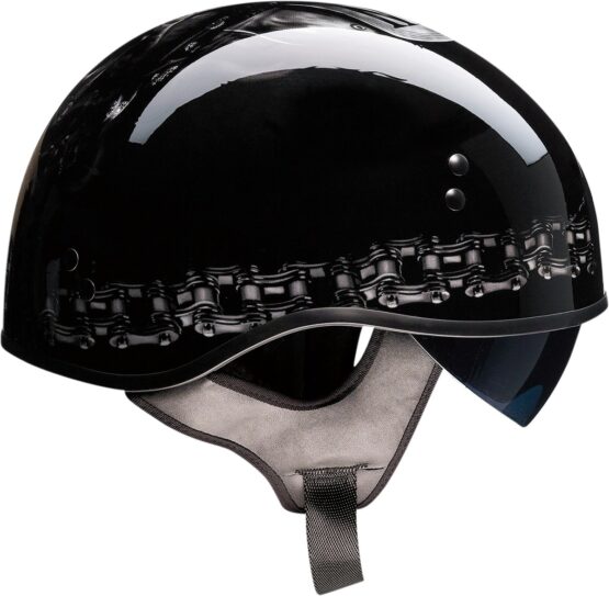 Z1R Vagrant FTW Helmet Gloss Black/Gray S - Image 2