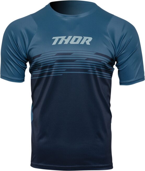 Thor Assist Shiver Short-Sleeve Jersey Midnight Blue Men's Large