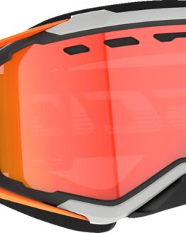 Scott Prospect Snow Cross LS Goggle Grey/Orange Red Chrome Lens