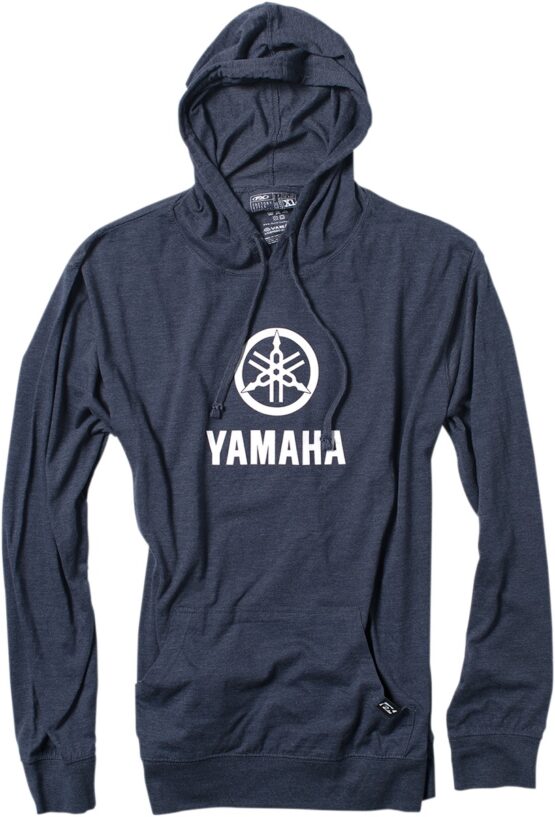 Men's Yamaha Stack Lightweight Hoody Navy XL Factory Effex