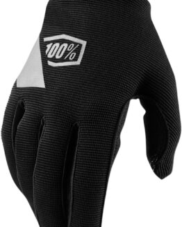 100% Women's Ridecamp Gloves, Black/Charcoal, Size L