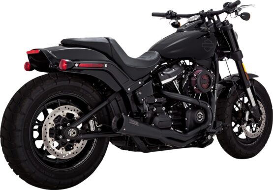 Vance & Hines PCX 2-1 Upsweep Exhaust Black Fits Softail Fat Bob 18-22 - Image 3