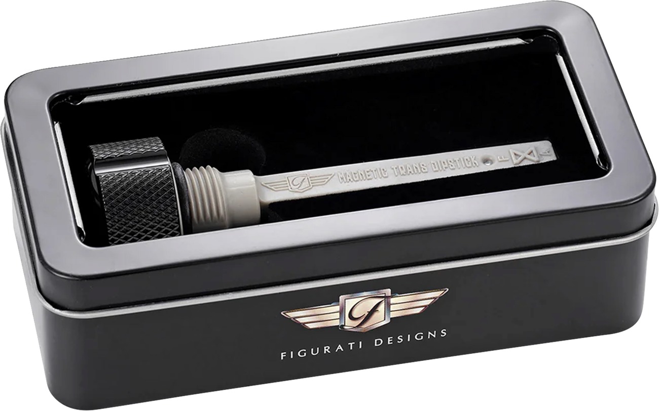 FIGURATI DESIGNS Magnetic Transmission Dipstick Knurled Black M8 - Image 3