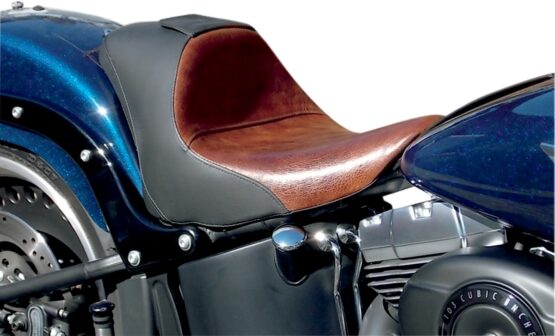Renegade Lariat Leather Solo Seat Brown Gel - Image 3