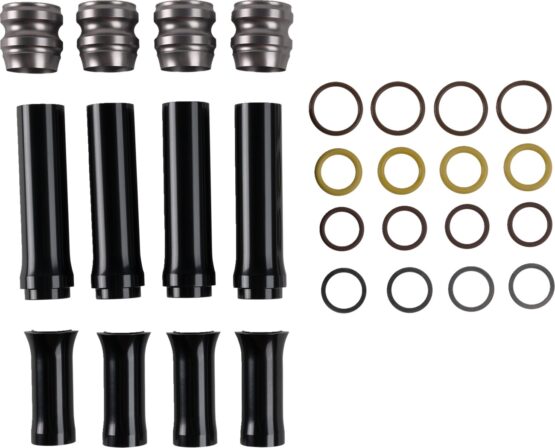 Arlen Ness 10-Gauge Pushrod Covers Titanium Color - Image 4