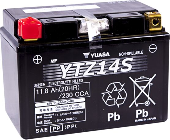 AGM Maintenance Free Battery YTZ14S - Image 2