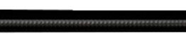 Goodridge 11in Universal Brake Line Black Hose & Zinc Fittings