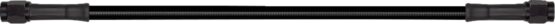 Goodridge 11in Universal Brake Line Black Hose & Zinc Fittings