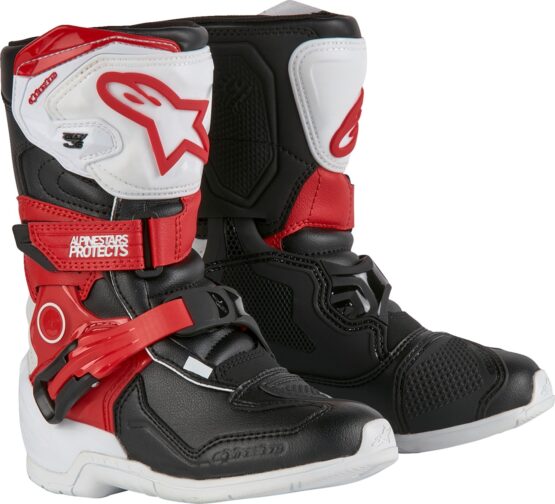 Alpinestars Tech 3S Kids Boots Red/Black/White US 1 / EU 33 Youth