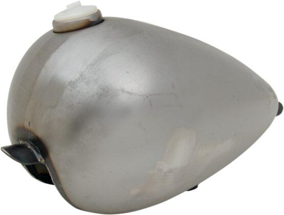 Drag Specialties Wasp Style Gas Tank Raw Steel 2.2 Gal Universal - Image 2