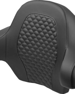 Saddlemen Dragon Scale Tour Pak Backrest Pad Gray Stitch 14-24