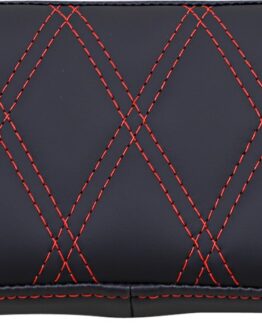 Drag Specialties Chopped Tourpak Pad Double Diamond Black/Red