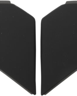 ICON Airflite Helmet Side Plates Solid Black Rubatone One Size