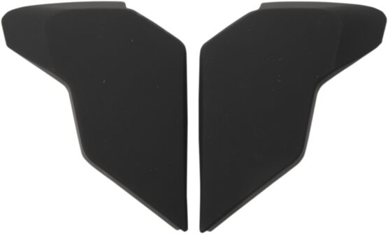 ICON Airflite Helmet Side Plates Solid Black Rubatone One Size