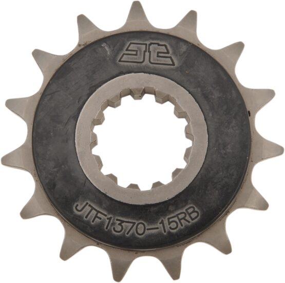 Front Steel Countershaft Sprocket w/ Rubber Damper - 15 Tooth 525